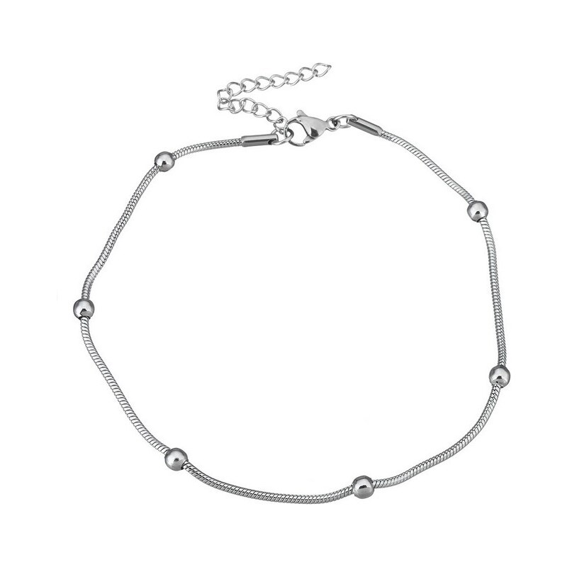 Šperky4U Dámska oceľová retiazka na nohu RN1125 54549715