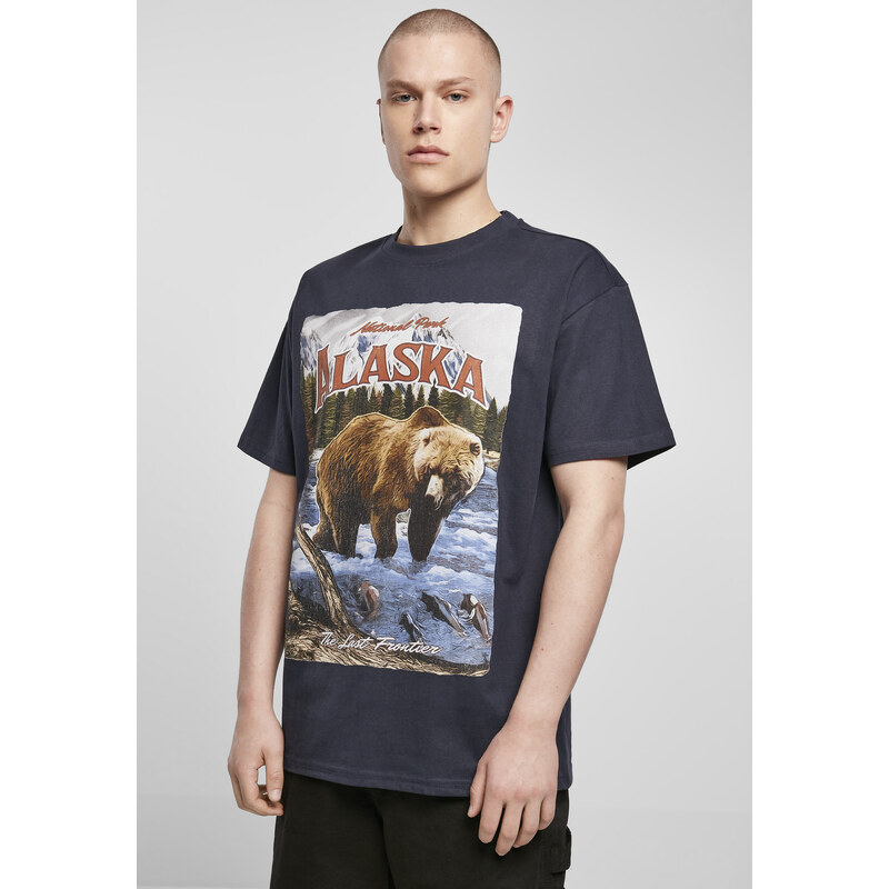Mister Tee Alaska Vintage oversize navy t-shirt 50677854