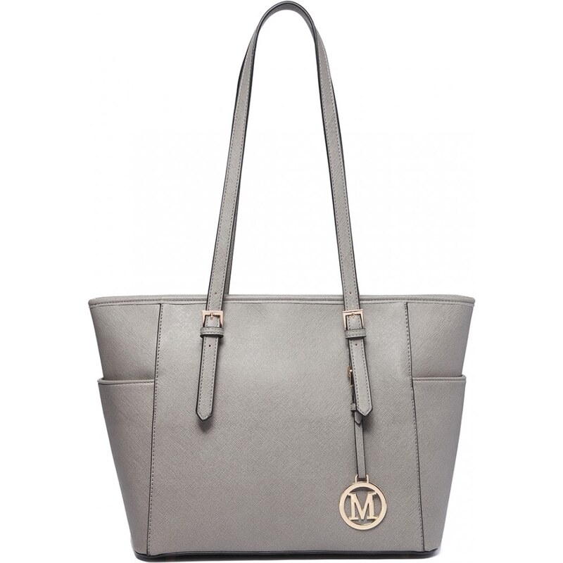 Miss Lulu Kabelka - elegantná s nastaviteľnými uškami, šedá 46690816