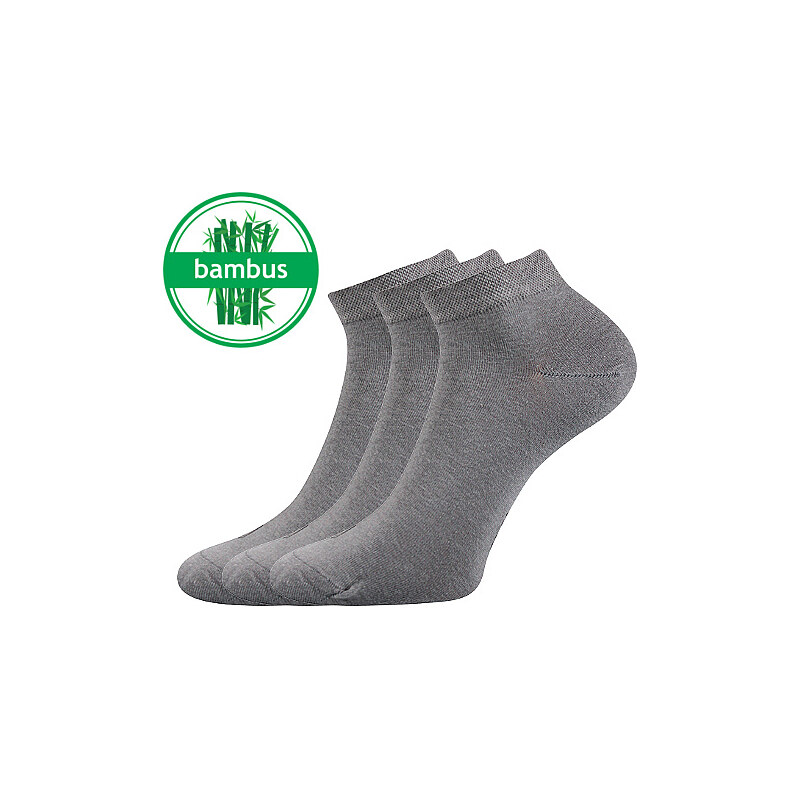 DESI bambusové antibakteriálne ponožky Lonka Sv. sivá 39-42 3 páry 26458905