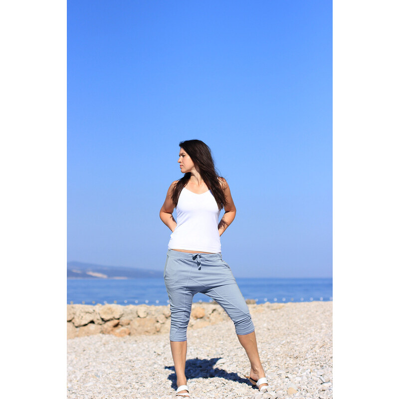 Glara Dámske 3/4 baggy nohavice 25193524