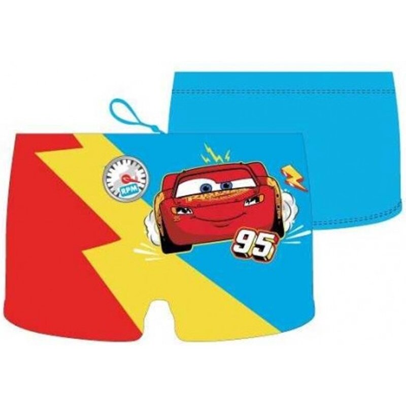 Setino Detské / chlapčenské plavky boxerky Autá - motív Blesk McQueen 95