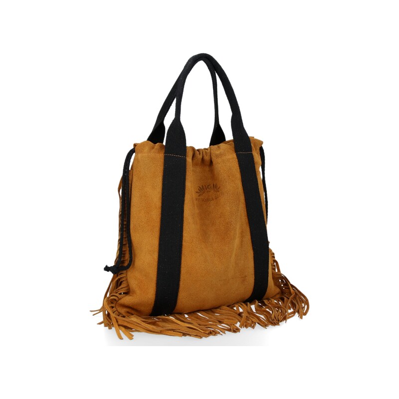 Kožené kabelka shopper bag Vittoria Gotti ryšavá B7 27614492