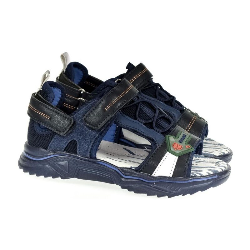 JOHN-C Detské modré sandále SUPER B. 25235169