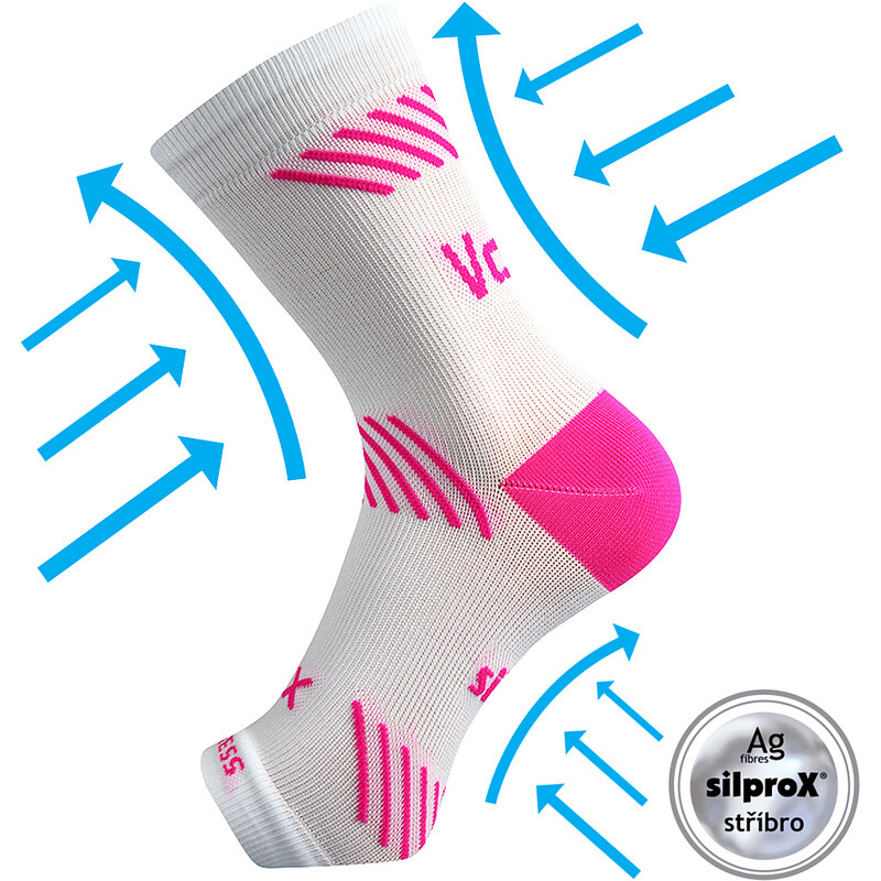 PROTECT kompresné bandáž VoXX - KOTNÍK Biela L / XL 1 kus 26252080