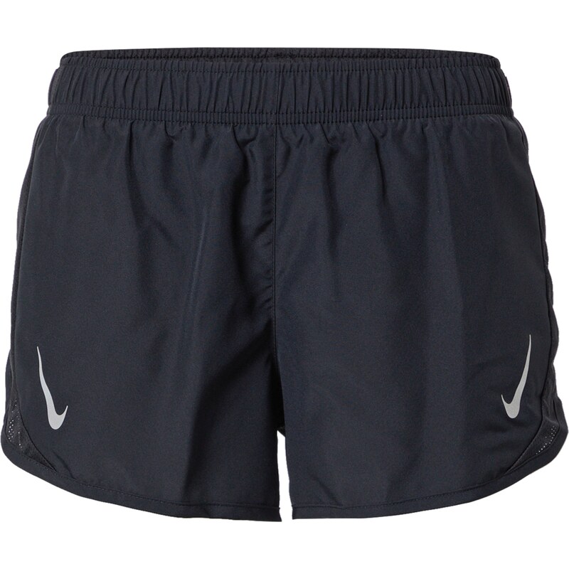NIKE Športové nohavice Tempo Race čierna / strieborná 25339734