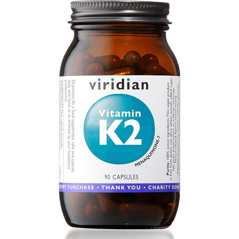 VIRIDIAN Vitamin K2 90 kapsúl