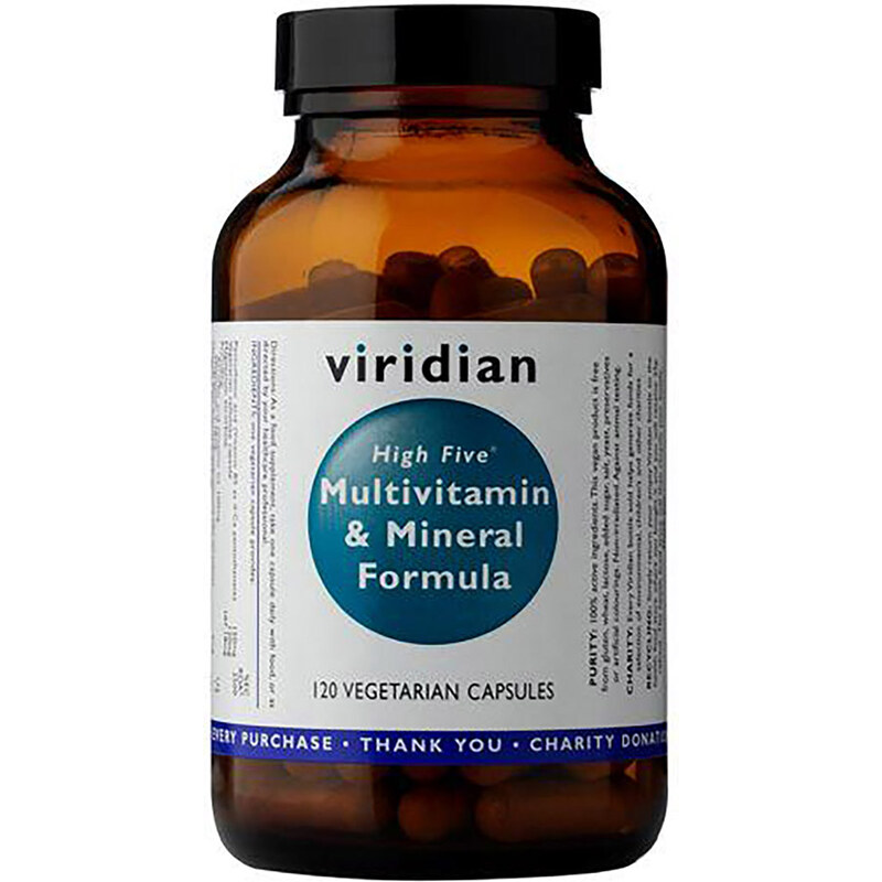 VIRIDIAN High Five Multivitamin & Mineral Formula 120 kapsúl
