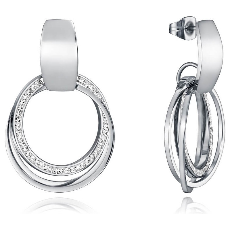 Viceroy Nadčasové oceľové náušnice so zirkónmi Chic 75279E01000 66590705