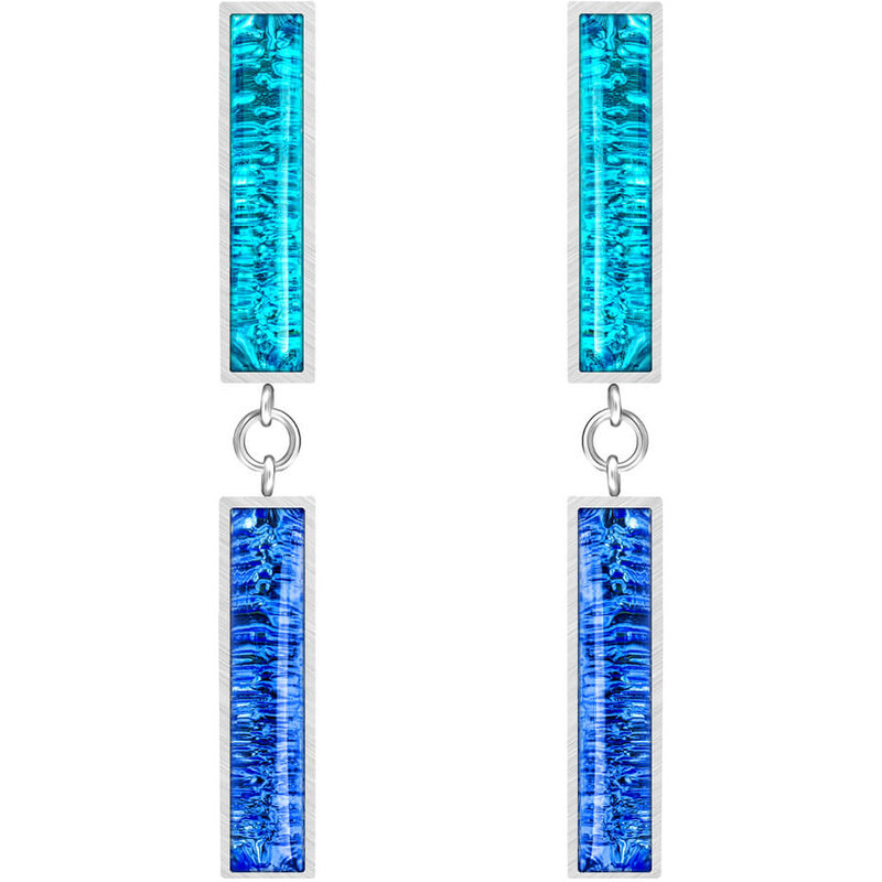 Preciosa Luxusné oceľové náušnice Desire s českým krištáľom Preciosa 66588048