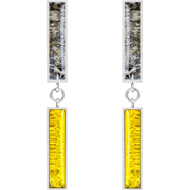 Preciosa Nadčasové oceľové náušnice Desire s českým krištáľom Preciosa 66580819