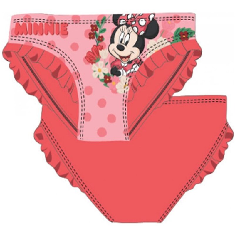 Setino Detské / dievčenské plavky Minnie Mouse - Disney - spodný diel / nohavičky