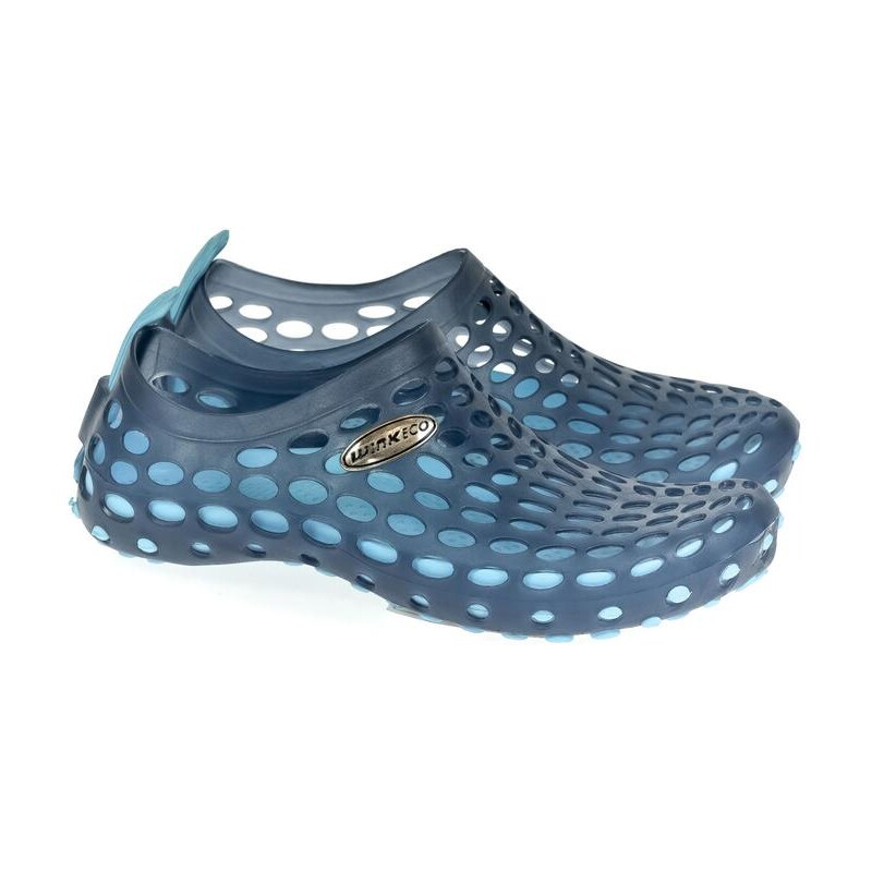 Detské modré celé crocsy WINK BRILEE 25353120