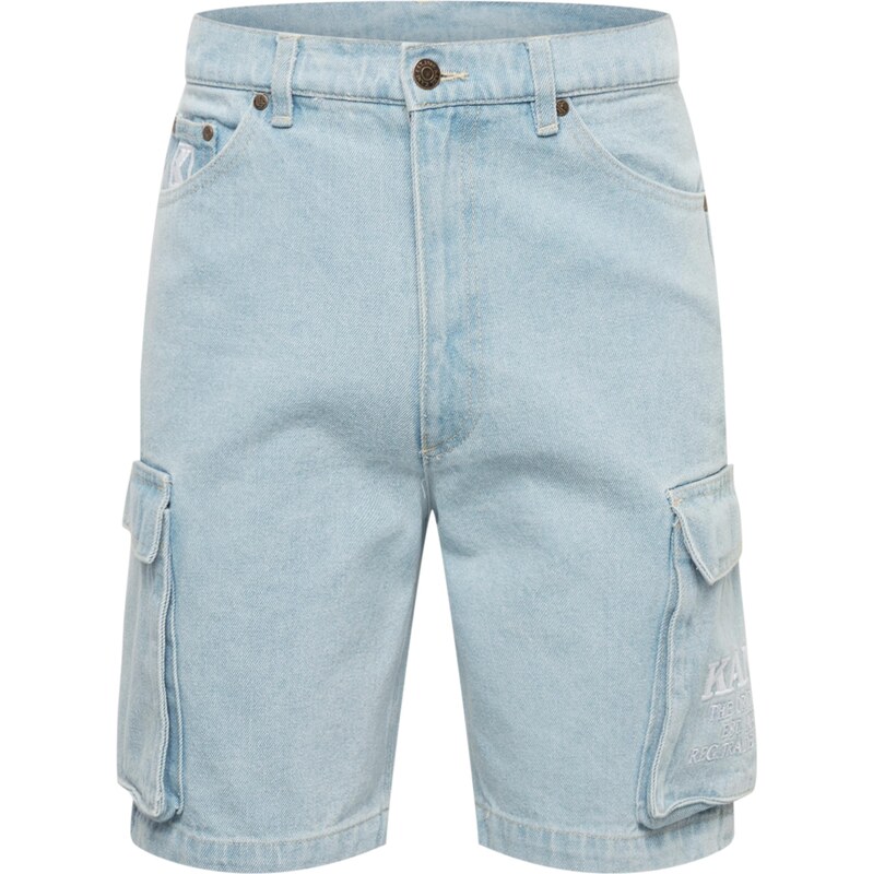 Karl Kani Rifľové kapsáče svetlomodrá / biela 64113128