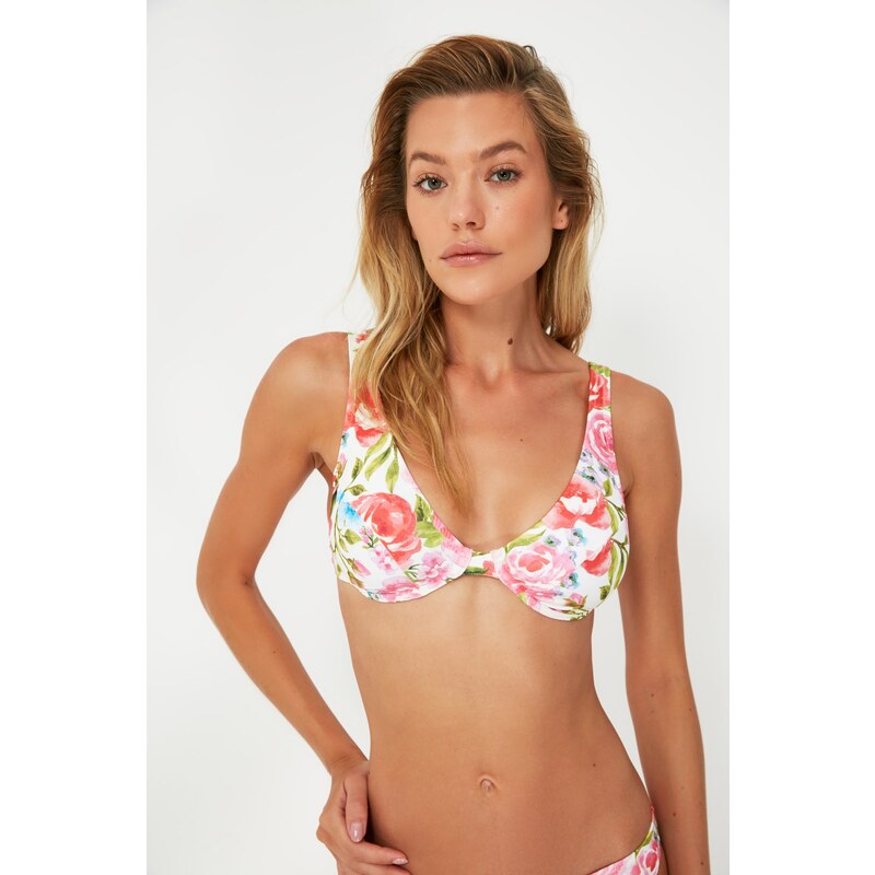 Bikiny vrchný diel Trendyol Floral patterned 55554897