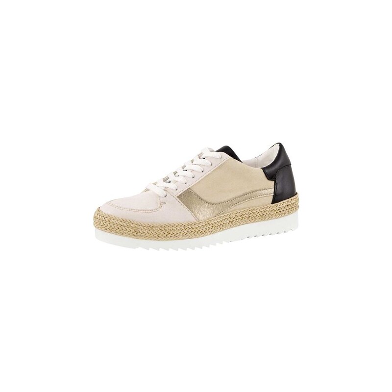 E-shop Kožené sneaker topánky Heine, béžovo-telovo-čierna