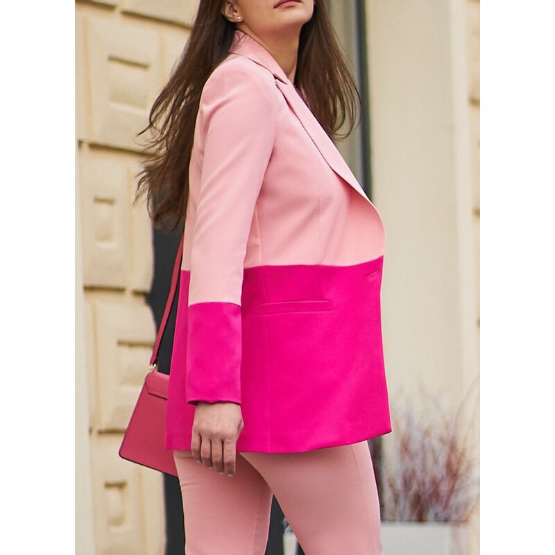 Glamorous by Glam Dámske sako losos - fuchsiová 22419777