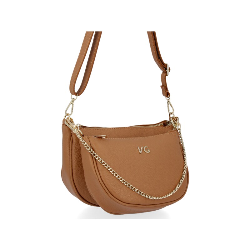 Kožené kabelka listonoška Vittoria Gotti ryšavá B26 27614737