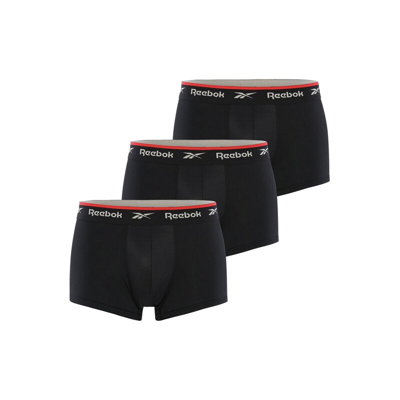 Reebok Športové nohavičky Redgrave červená / čierna / šedobiela 68701394