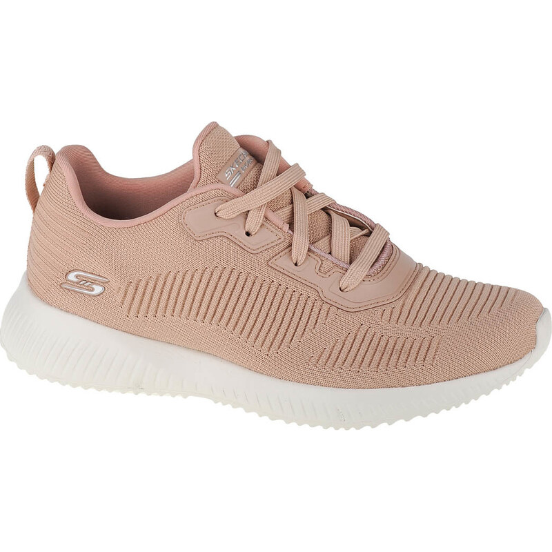 Púdrové dámske tenisky Skechers Bobs Squad-Tough Talk 32504-NUDE 52672903