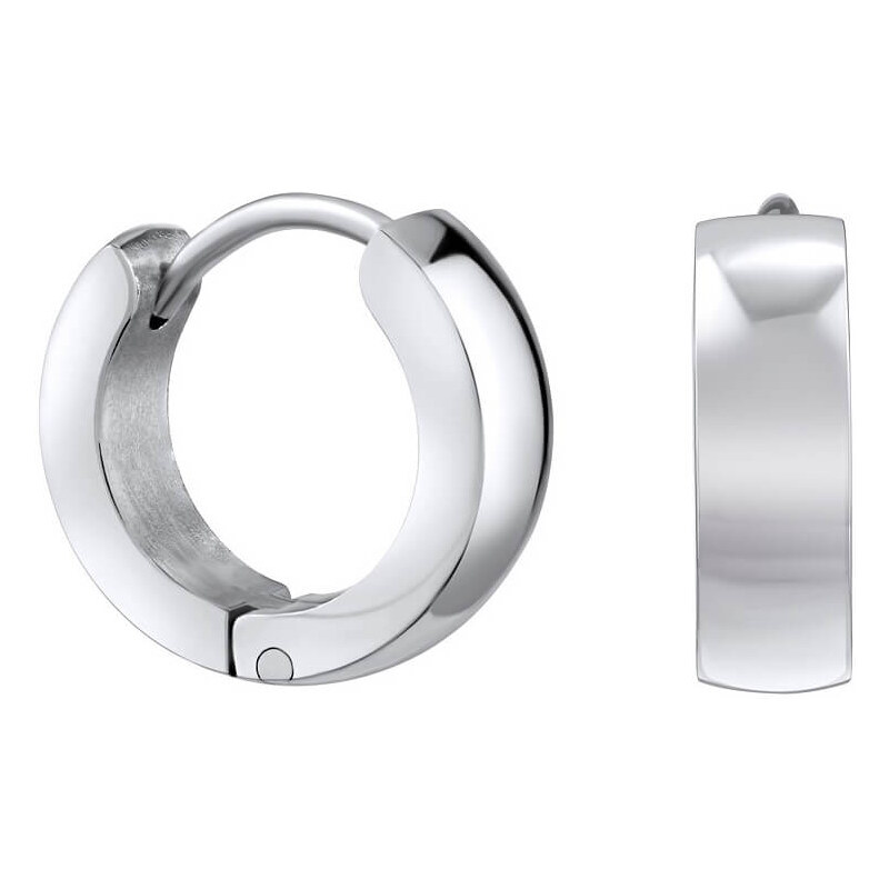 Silvego Nadčasové oceľové kruhové náušnice KMM95103 66584873