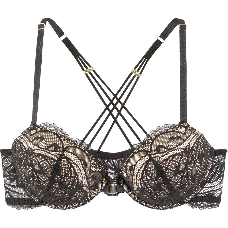 LASCANA Podprsenka krémová / čierna 54226126