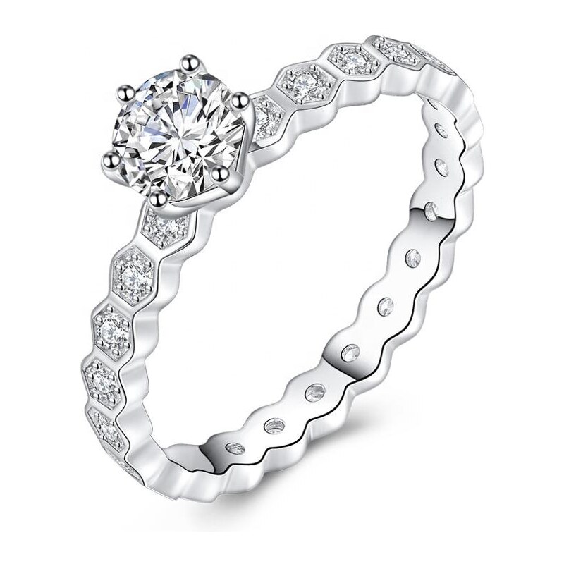 Lindas Jewelry Strieborný prsteň Sabina Ag 925/1000 IPR097-8-5 26768194