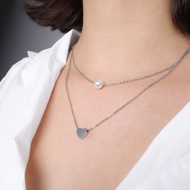 Dámsky náhrdelník z chirurgickej ocele ELISA