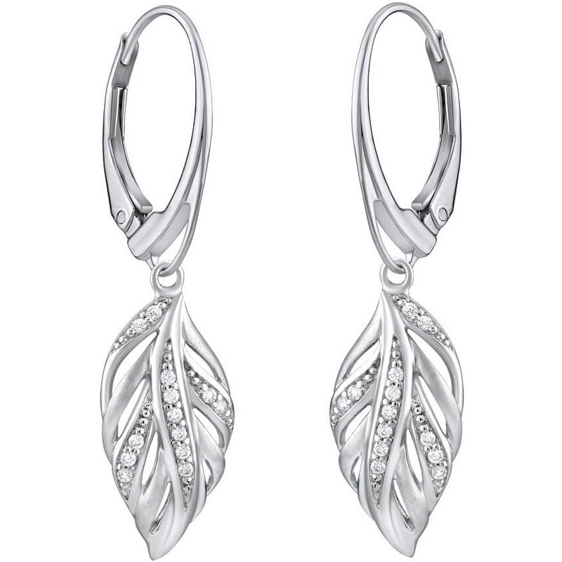 Silvego Krásne strieborné náušnice so zirkónmi Eria FW8765X 66595284