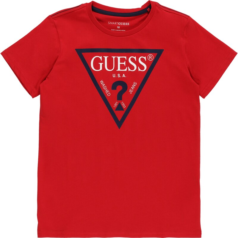 GUESS Tričko modrá / červená / biela 25622401