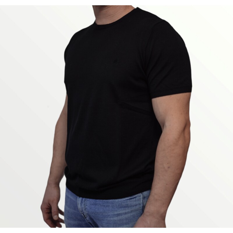 SHPERKA Kašmírové pletené tričko čierne