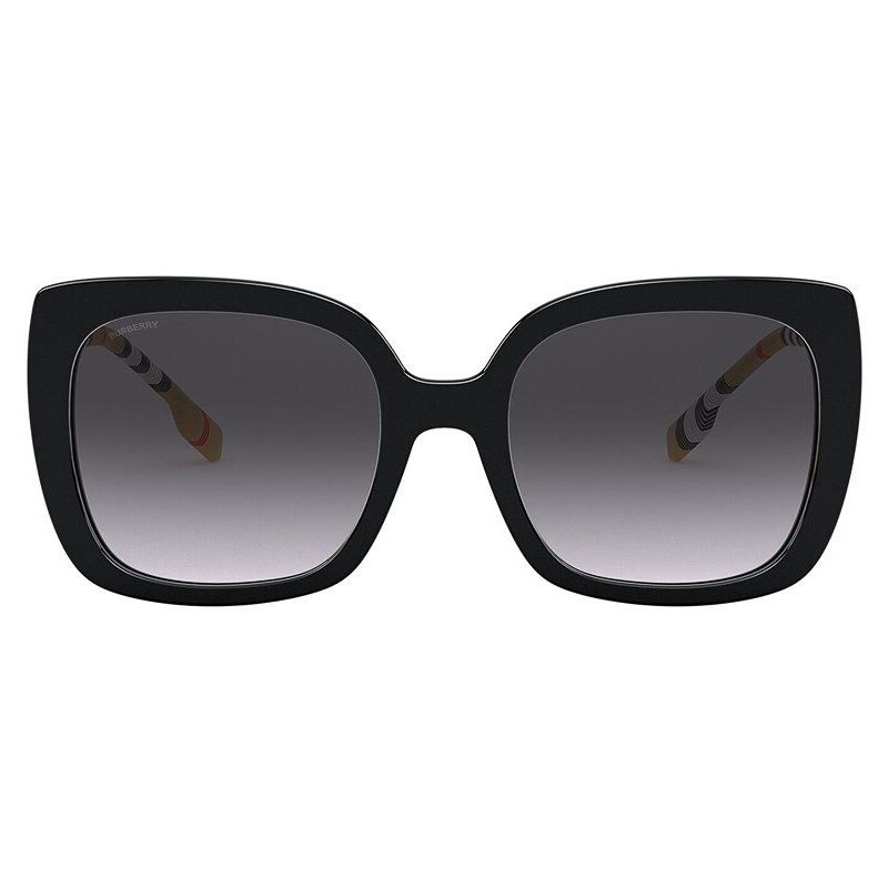 Slnečné okuliare Burberry 0BE4323 CAROLL dámske, čierna farba, 0BE4323