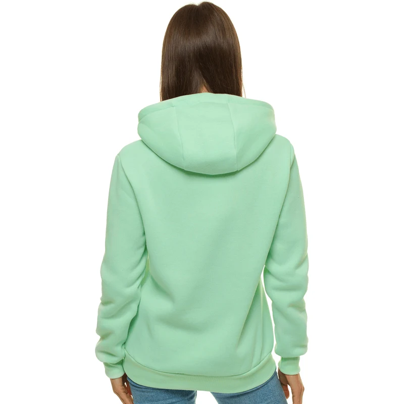 Women's Hoodie - Light Blue OZONEE JS/W02Z - Men's Clothing