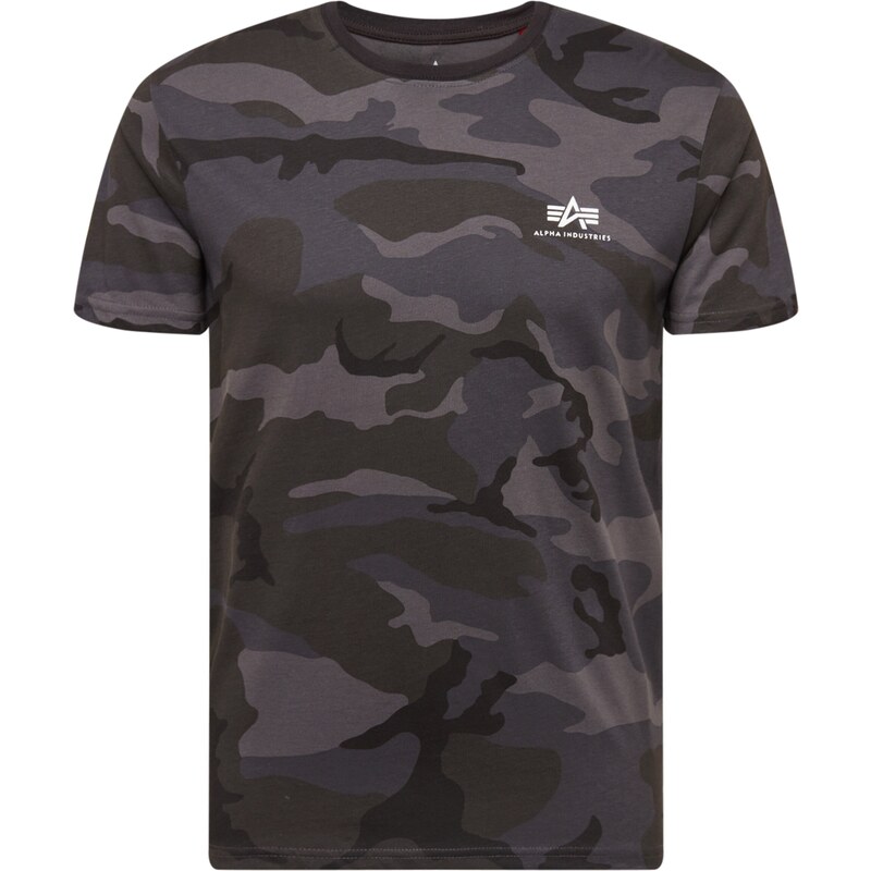 ALPHA INDUSTRIES Tričko antracitová / grafitová / tmavosivá / biela 49811940