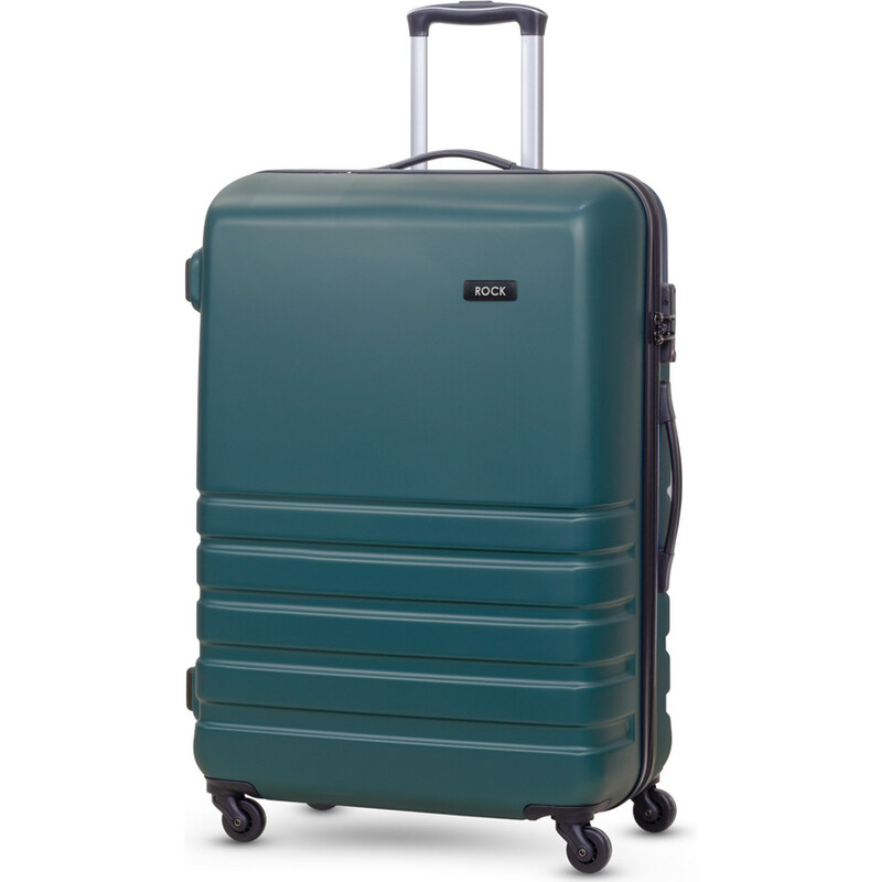 cestovný kufor ROCK TR-0169/3-L ABS - petrolejová 62192731