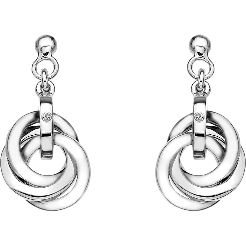 Hot Diamonds Strieborné náušnice Trio DE388 66582800