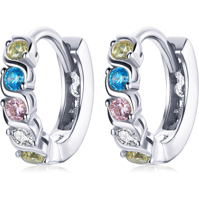 Olivie Strieborné krúžky COLORS 5275 25717239