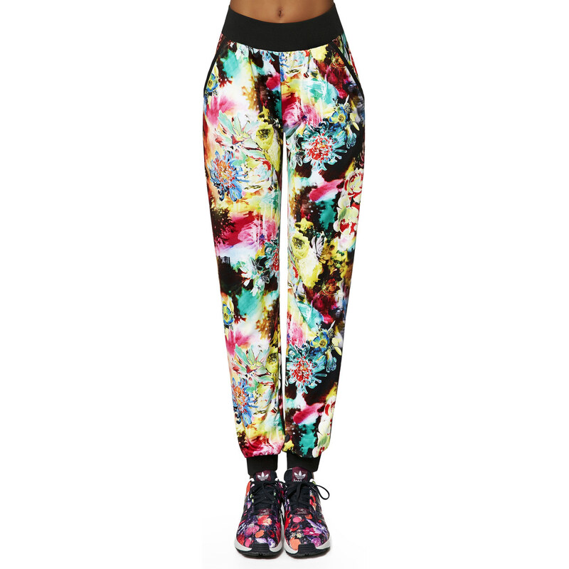 Glara Športové farebné tepláky z funkčného materiálu 36988756