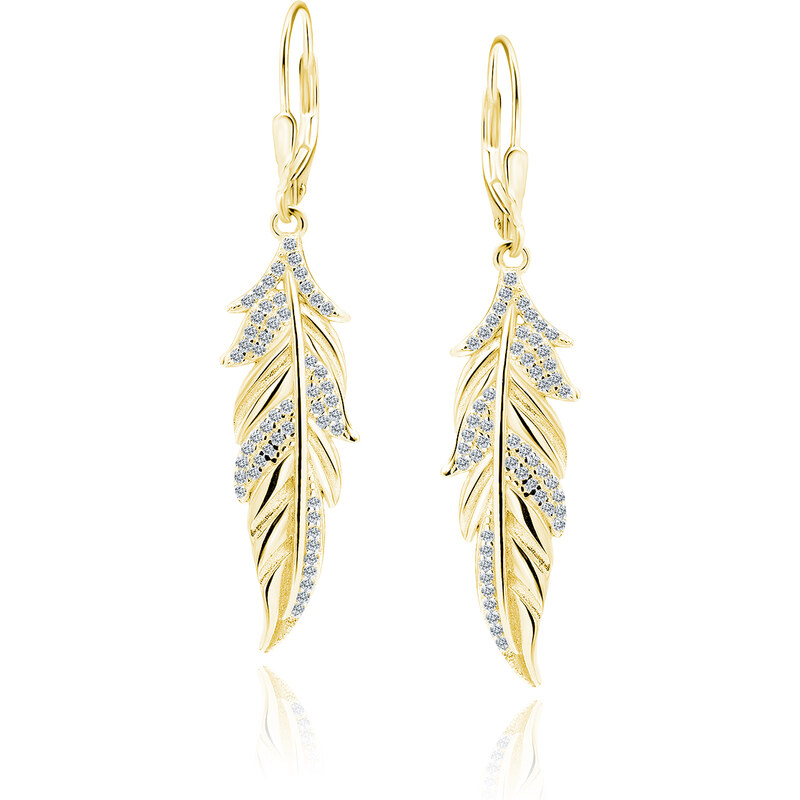 Olivie Strieborné náušnice PIERKO GOLD 5279 25806500