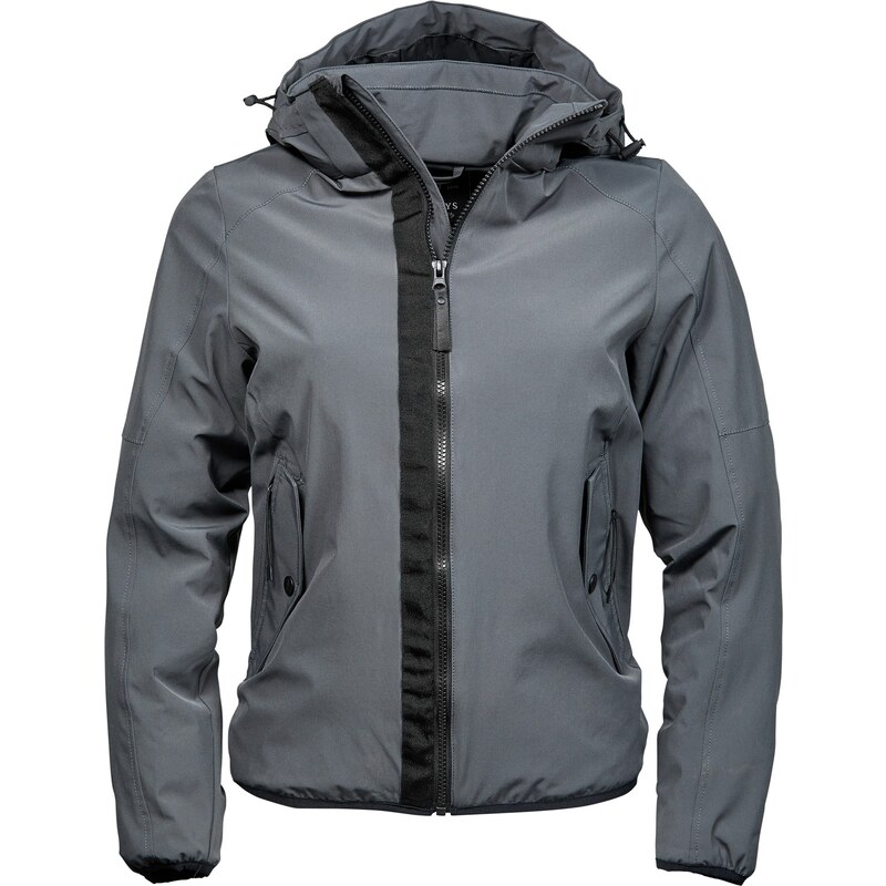 Dvojvrstvová dámska vodeodolná bunda s odopínacou kapucňou Tee Jays 65849995