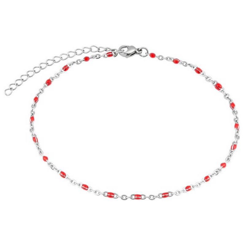 Silvego Jemný oceľový retiazka na nohu KMM1749 66587617