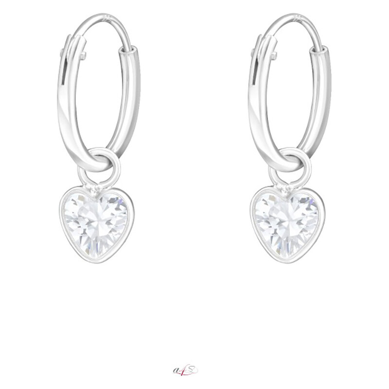 Dámske strieborné náušnice NANCY 25773099