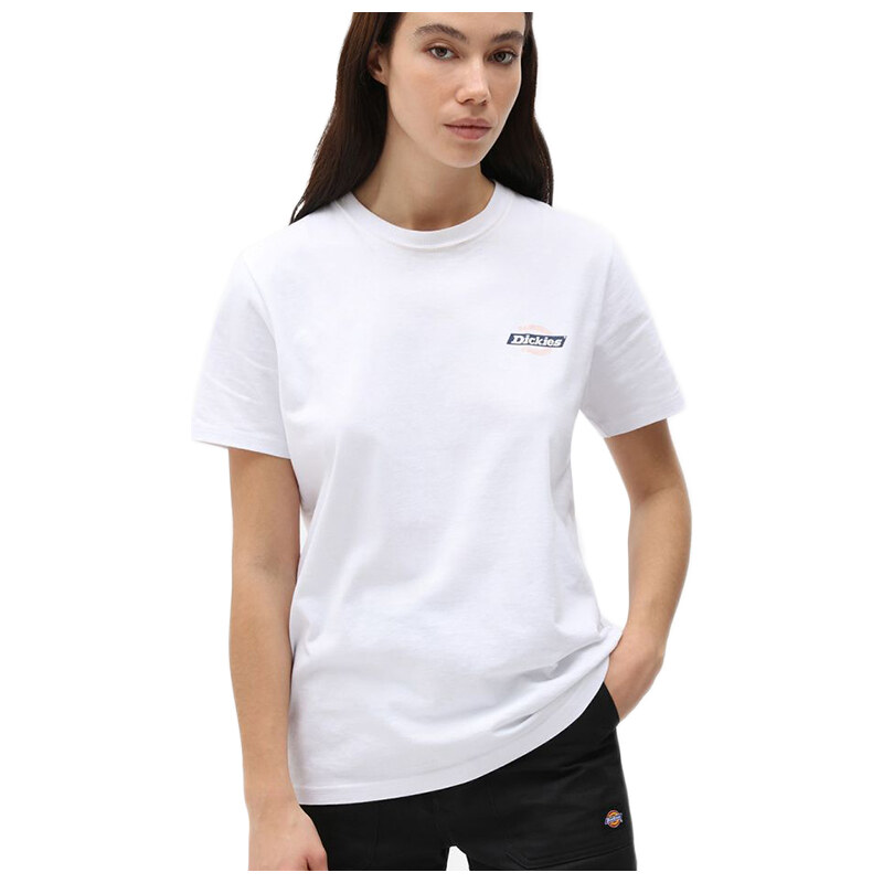 Dickies S/S Ruston W Tee White - Dámske - Tričko Dickies - Biele - 66355826