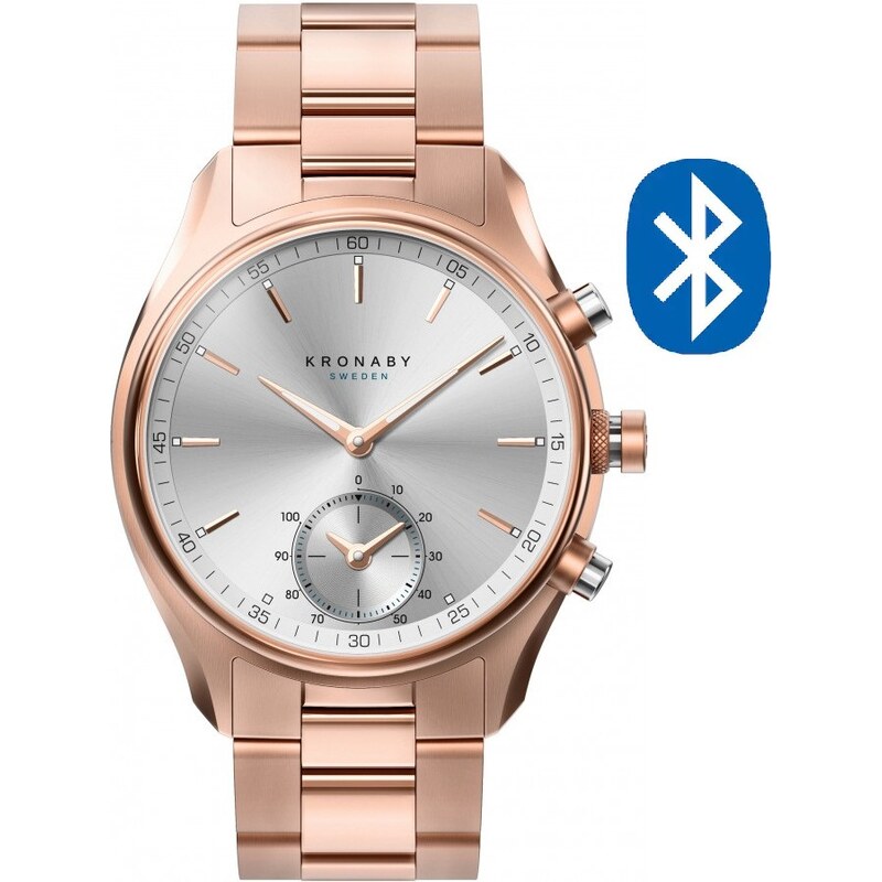 Kronaby Sekel 43 mm Vodotesné Connected watch Sekel S2745/1 66585223