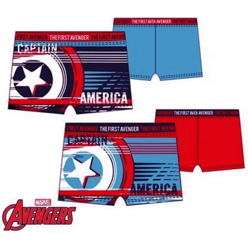 SunCity Detské / chlapčenské plavky boxerky Captain America - The First Avenger - MARVEL