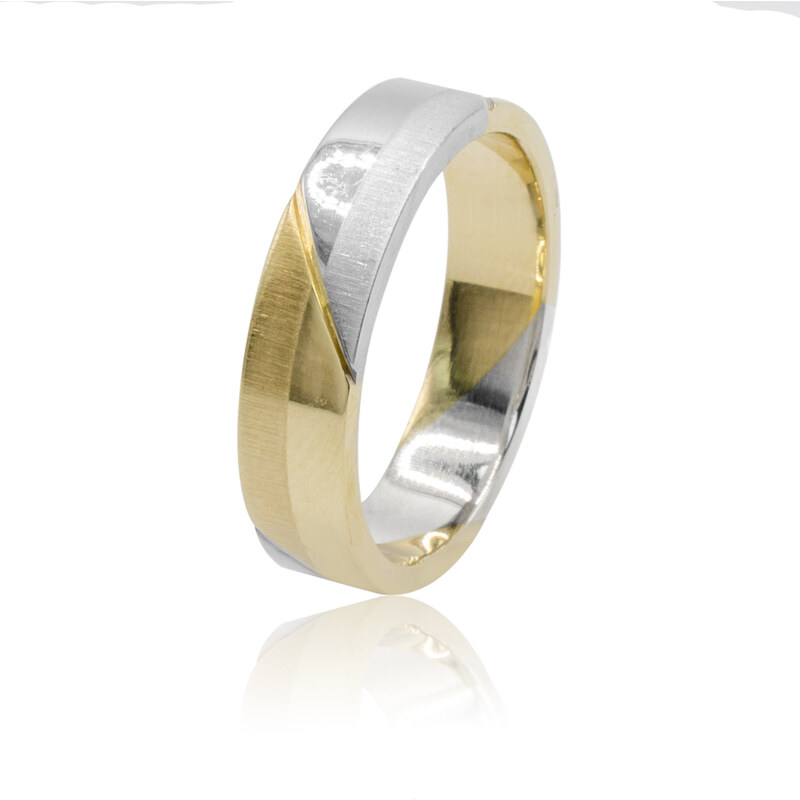 GOLDIE Zlatý prsteň Taimi LRG582.F