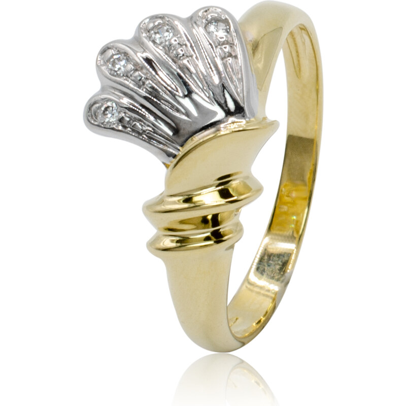 GOLDIE Zlatý prsteň Viera LRG602.D