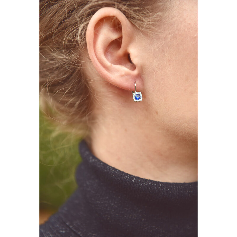 Soliter Štvorcové visiace náušnice zo zlata 239 001 00976 0700600 66581547