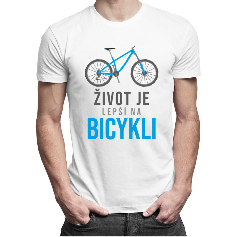 E-shop Garibald Život je lepší na bicykli - Pánske tričko s potlačou