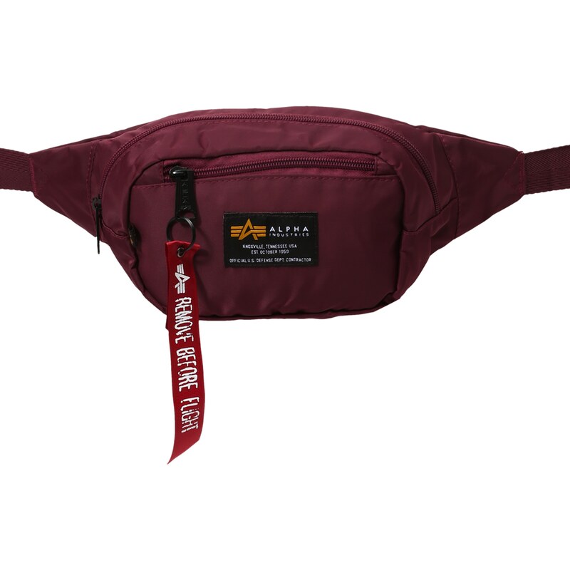 ALPHA INDUSTRIES Taška cez rameno burgundská 25892273